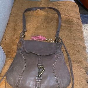 Stylish Brown Leather Shoulder Bag
